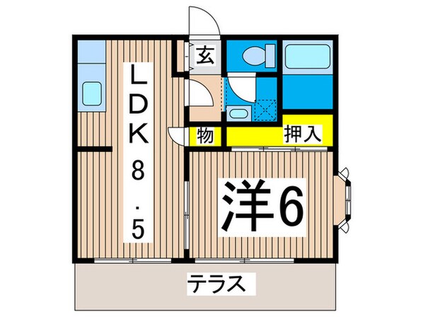 アルカサ－ルの物件間取画像